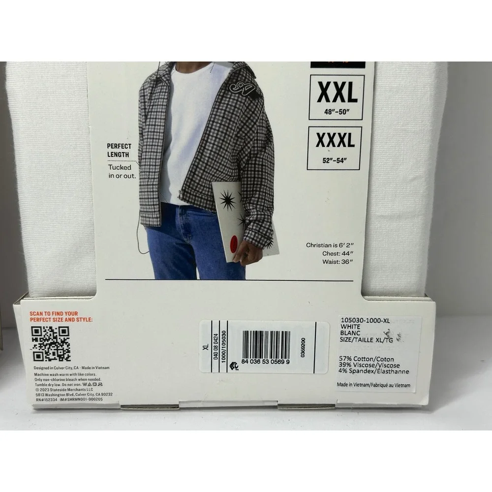 Pair of‎ Thieves Supersoft Classic Tee 2 Pack White XL Men's T-Shirt